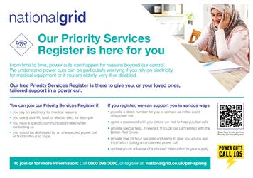 National Grid Power Cut Assistance