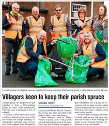 Villagers keen to keep their Parish spruce